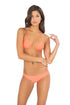 Luli Fama Wild Card Pom Pom Triangle Top